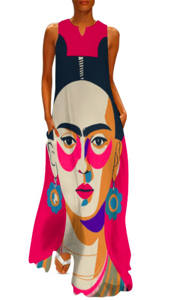 Puccelli Frida Kahlo designer dress